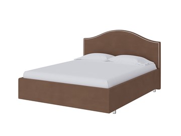 Двуспальная кровать Classic 180х200, Велюр (Forest 514 Светло-коричневый) в Элисте