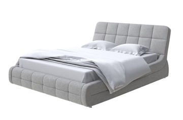 Спальная кровать Corso-6 160х200, Шенилл (Piano 19 Арктический серый) в Элисте