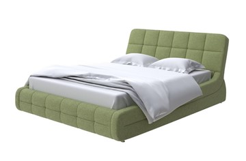 Спальная кровать Corso-6 200х200, Рогожка (Firmino Авокадо) в Элисте