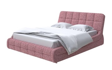Спальная кровать Corso-6 200х200, Рогожка (Levis 62 Розовый) в Элисте