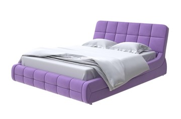Кровать 2-спальная Corso-6 200х200, Велюр (Forest 741 Светло-фиолетовый) в Элисте