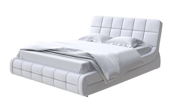 Кровать спальная Corso-6 200х200, Велюр (Scandi Cotton 7 Серый Камень) в Элисте