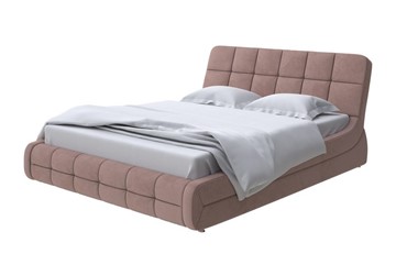 Кровать спальная Corso-6 200х200, Велюр (Ultra Горячий шоколад) в Элисте