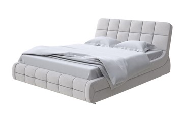 Кровать двуспальная Corso-6 200х200, Велюр (Ultra Серый камень) в Элисте