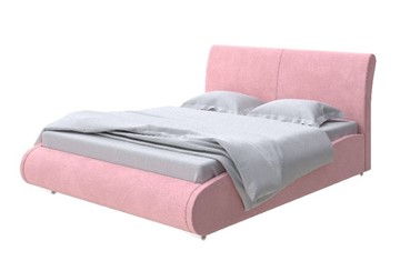 Кровать в спальню Corso-8 Lite 140x200, Велюр (Casa Жемчужно-розовый) в Элисте