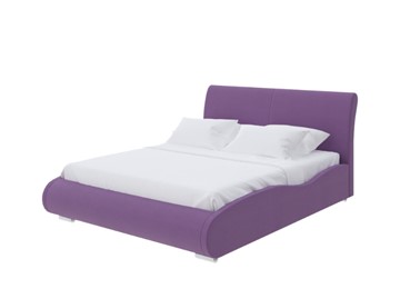 Кровать в спальню Corso-8 Lite 140x200, Велюр (Forest 741 Светло-фиолетовый) в Элисте