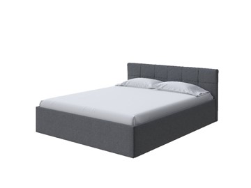 Спальная кровать Domo Plus 160х200, Рогожка (Savana Grey (серый)) в Элисте