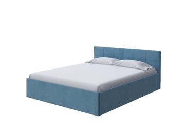 Кровать в спальню Domo Plus 160х200, Велюр (Monopoly Прованский синий (792)) в Элисте