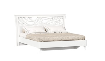 Кровать 2-спальная Джулия 1800 с кроватным основанием, Белый в Элисте