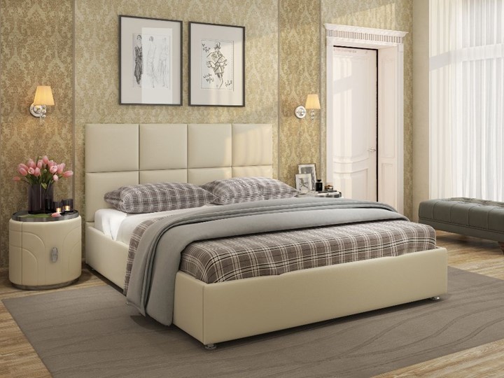 Кровать Jaklin размер 160*200 с основанием в Элисте - изображение 2