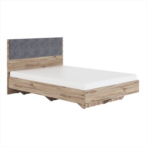 Кровать в спальню Алисия Николь (мод.1.3) 1,6 серый текстиль, с ортопедическим основанием в Элисте