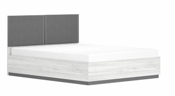 Кровать с подъемным механизмом 2-спальная Ивару Винтер-16, винтерберг/темно-серый/спейс графит в Элисте