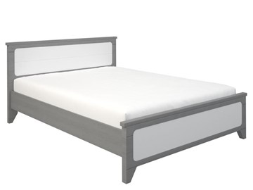 2-спальная кровать Боринское Соня 1400, Серый/Белый в Элисте