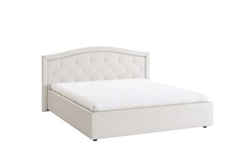 Кровать спальная Верона 1,6 белый (экокожа) в Элисте