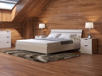 Двуспальная кровать Rest 1, 160х200, дуб шамони в Элисте
