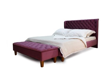 Кровать без механизма 2х-спальная Моника 2 с высокими ножками 2200х2150 мм в Элисте