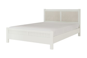 Кровать с мягкой спинкой Фрида (белый античный) 160х200 в Элисте