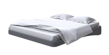 Кровать двуспальная парящая 160х200, Рогожка (Savana Grey) в Элисте
