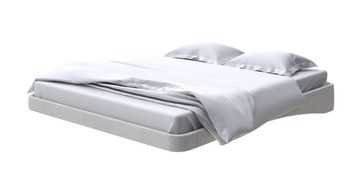 Парящая кровать 160х200, Велюр (Ultra Серый камень) в Элисте
