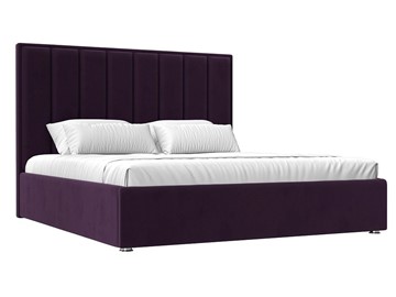 Кровать с механизмом 2-спальная Афродита 160, Фиолетовый (Велюр) в Элисте