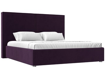 Кровать с механизмом Аура 160, Фиолетовый (Велюр) в Элисте