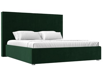 Кровать с механизмом 2-спальная Аура 160, Зеленый (Велюр) в Элисте