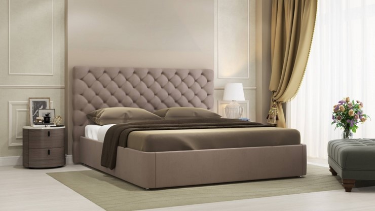 Двуспальная кровать с механизмом Эстель размер 160*200 в Элисте - изображение 5