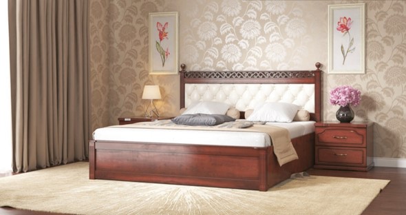 Кровать полуторная Ричард 140*190 с основанием в Элисте - изображение