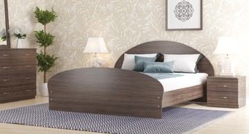 Спальная кровать Валенсия, 160х200 с основанием, венге в Элисте