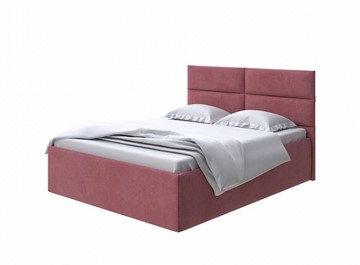 Кровать двухспальная Clever 200х190 без кроватного основания Велюр (Ultra Багряный) в Элисте