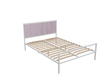 Односпальная кровать Redmison Малахит люкс с ортопедическим основанием 1200x2000 (Белая муар) в Элисте