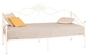 Кровать Federica (mod. AT-881) дерево гевея/металл, 90*200 см (Day bed), Белый (butter white) в Элисте