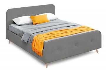 Кровать 1-спальная Сиерра 900 (с подъемным механизмом и коробом) Торонто серый в Элисте