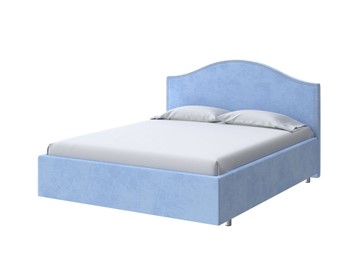 Кровать в спальню Classic 140х200, Велюр (Teddy Небесно-голубой) в Элисте