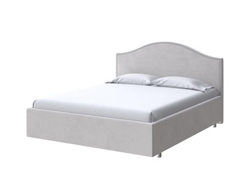 Полутороспальная кровать Classic 140х200, Велюр (Ultra Серый камень) в Элисте