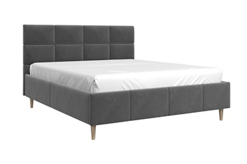 Полуторная кровать Ханна 140х200 (Холодный Серый) с основанием в Элисте