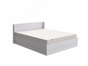 Кровать полутороспальная Practica 140х200 с подъемным механизмом (Белый) в Элисте