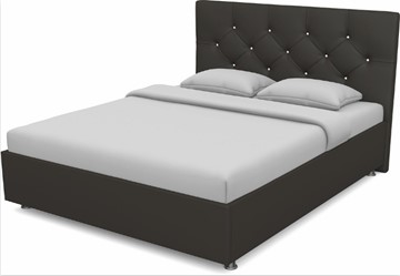 Кровать полутороспальная Моника 1400 с основанием (Nitro Brown) в Элисте