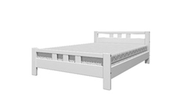 Спальная кровать Вероника-2 (Белый Античный) 90х200 в Элисте