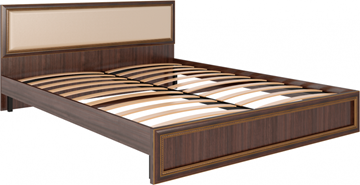 Кровать Беатрис М10 с мягким изголовьем (Орех Гепланкт) в Элисте