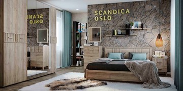 Модульная спальня SCANDICA OSLO №1 в Элисте