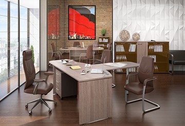 Офисный комплект мебели Xten для двух сотрудников с тумбочками в Элисте - предосмотр 2