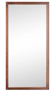 Настенное зеркало в спальню Ника (Средне-коричневый) 119,5 см x 60 см в Элисте
