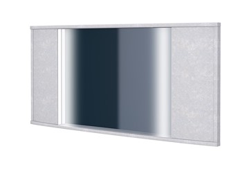 Зеркало на стену Vittoria с подсветкой, Флок (Бентлей Светло-серый) в Элисте