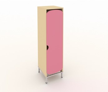 Шкаф для детской одежды МГрупп ШГС2М (Розовый) в Элисте
