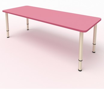 Детский стол 2-местный  (по одну сторону столешн.) СДО-2 (0-3) розовый в Элисте