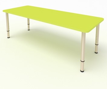Детский стол 2-местный  (по одну сторону столешн.) СДО-3 (0-3) желтый в Элисте