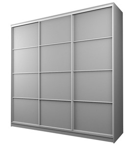 Шкаф 3-х дверный MAX МШ-27-6-24/2-111, Профиль Белый/Цвет Серый в Элисте
