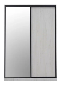 Шкаф с зеркалом Ивару Винтер-6.16, винтерберг/темно-серый в Элисте