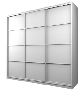 Шкаф 3-х дверный MAX МШ-27-6-24-111, Профиль Белый/Цвет Белый в Элисте